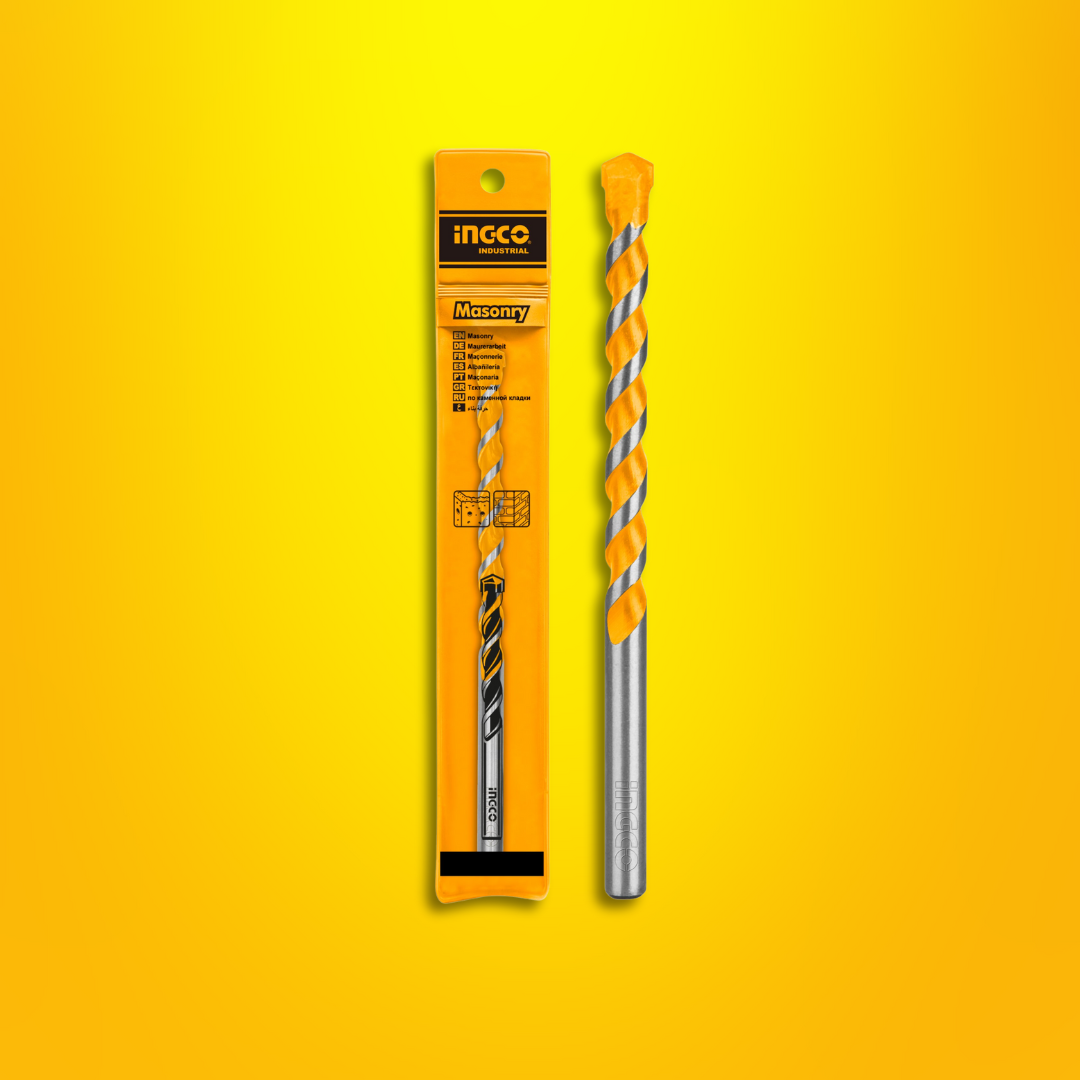 Ingco Masonry Drill Bit – Various Sizes (4mm to 12mm) - DBM Series