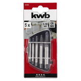 Kwb 5 Pieces Screw Extractor Set - 444300