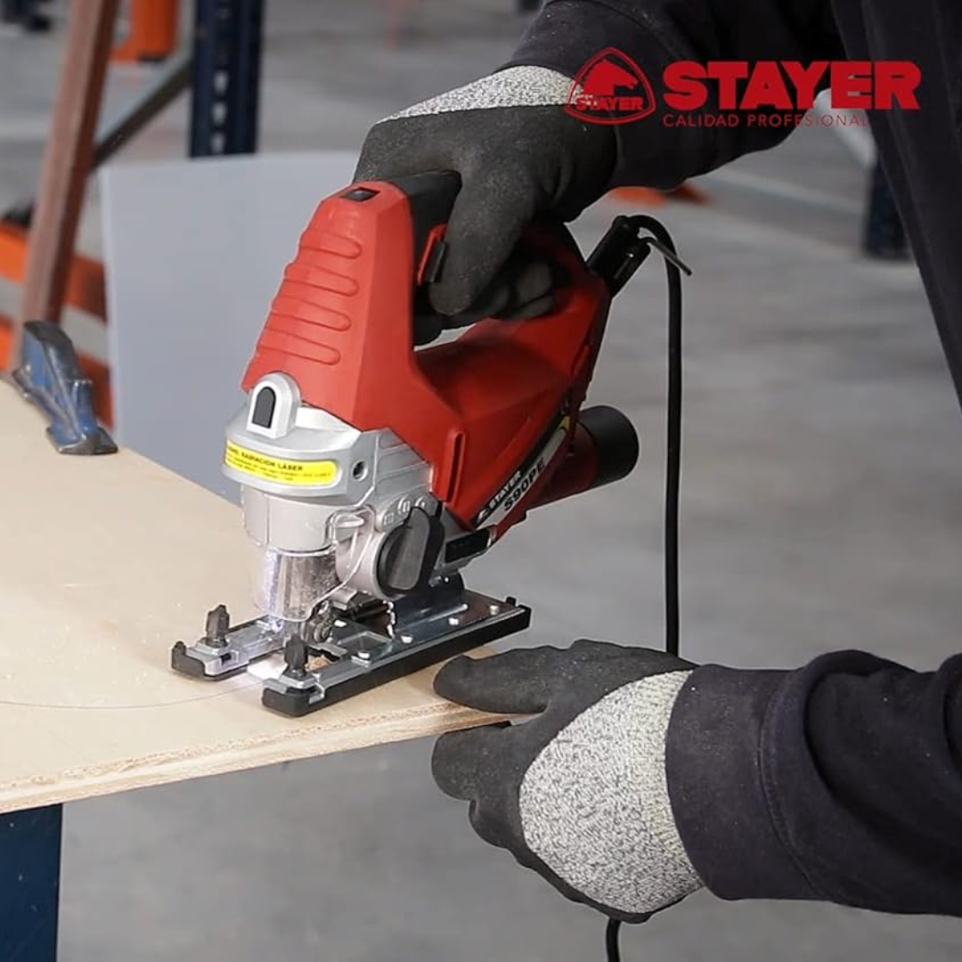 Stayer 800W Laser Guided Pendulum Jig Saw - S90PE