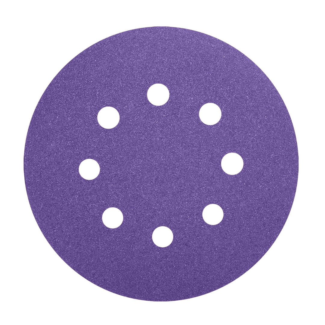 Ingco 10 Pieces Purple Sanding Disc Set 150mm - AKRS150103