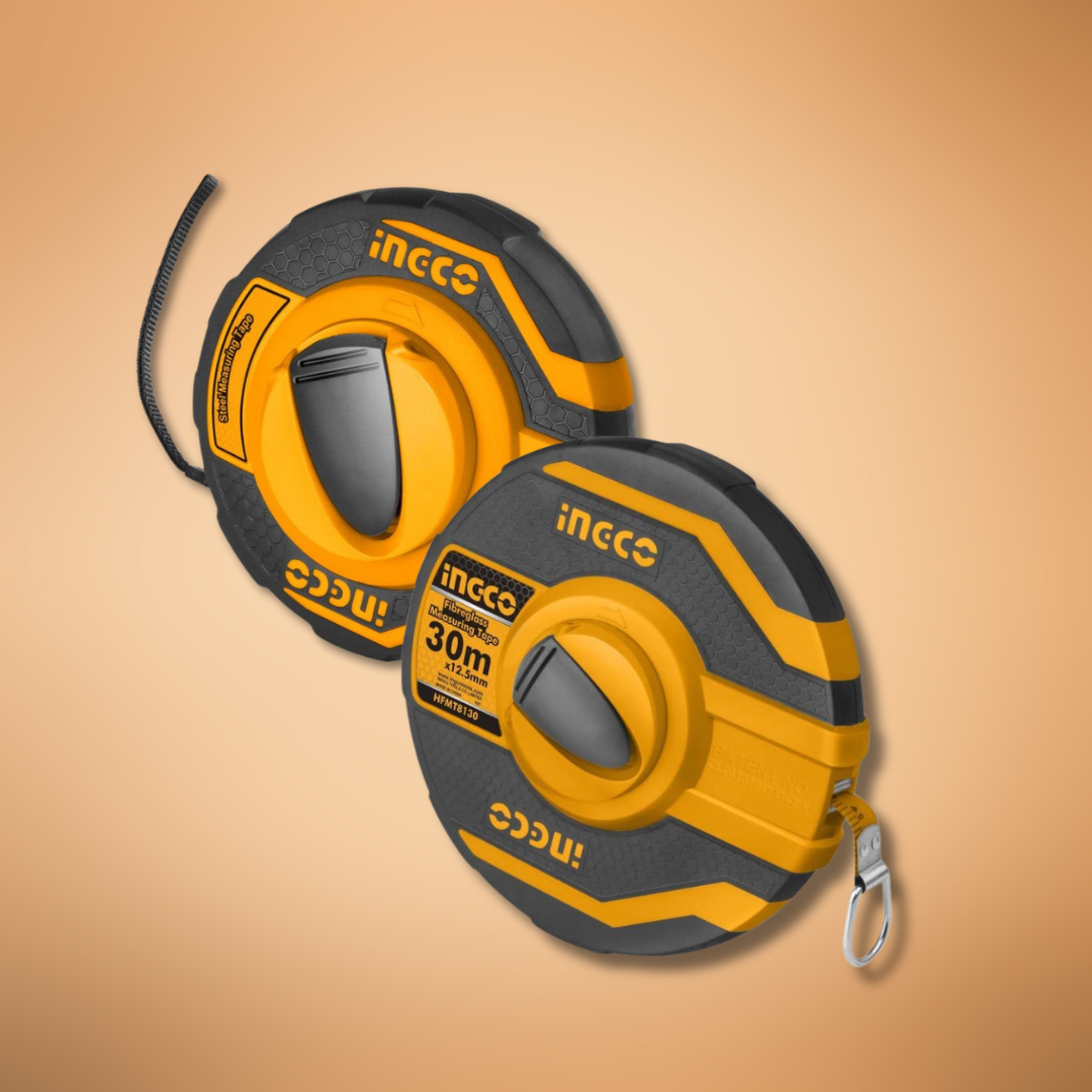 Ingco Fiberglass Measuring Tape - 20m & 30m