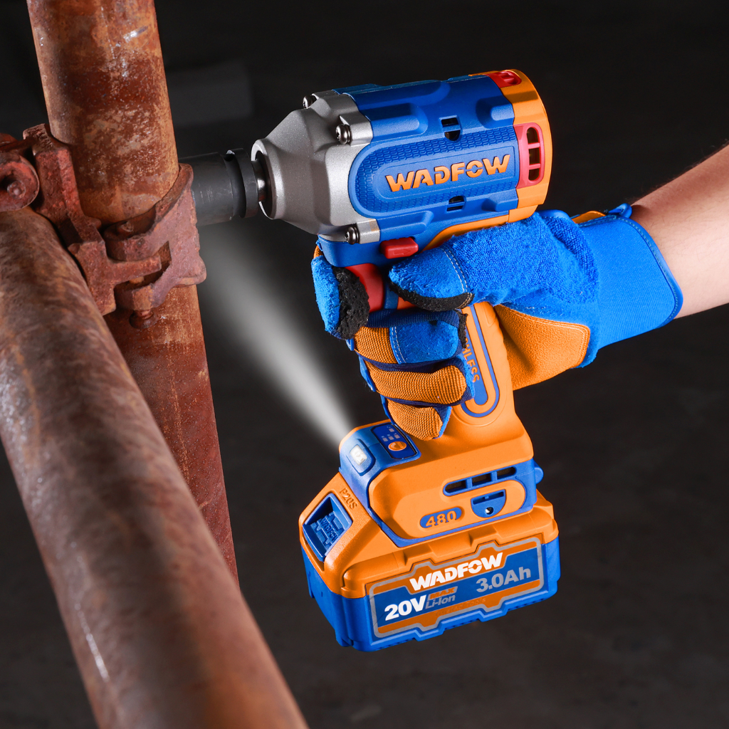 Wadfow Lithium-Ion Cordless Impact Wrench - WCD1B48