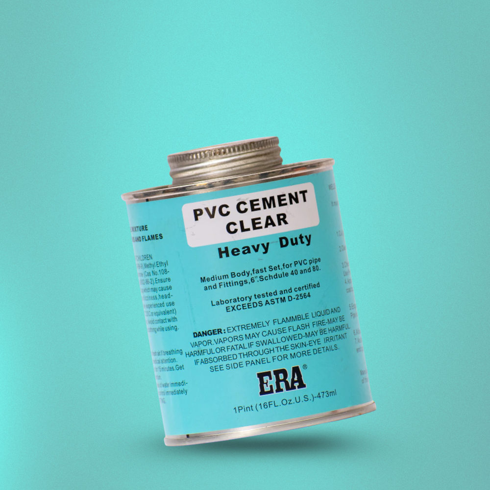 ERA Heavy Duty PVC Cement Clear Glue - 118ml, 177ml, 473ml