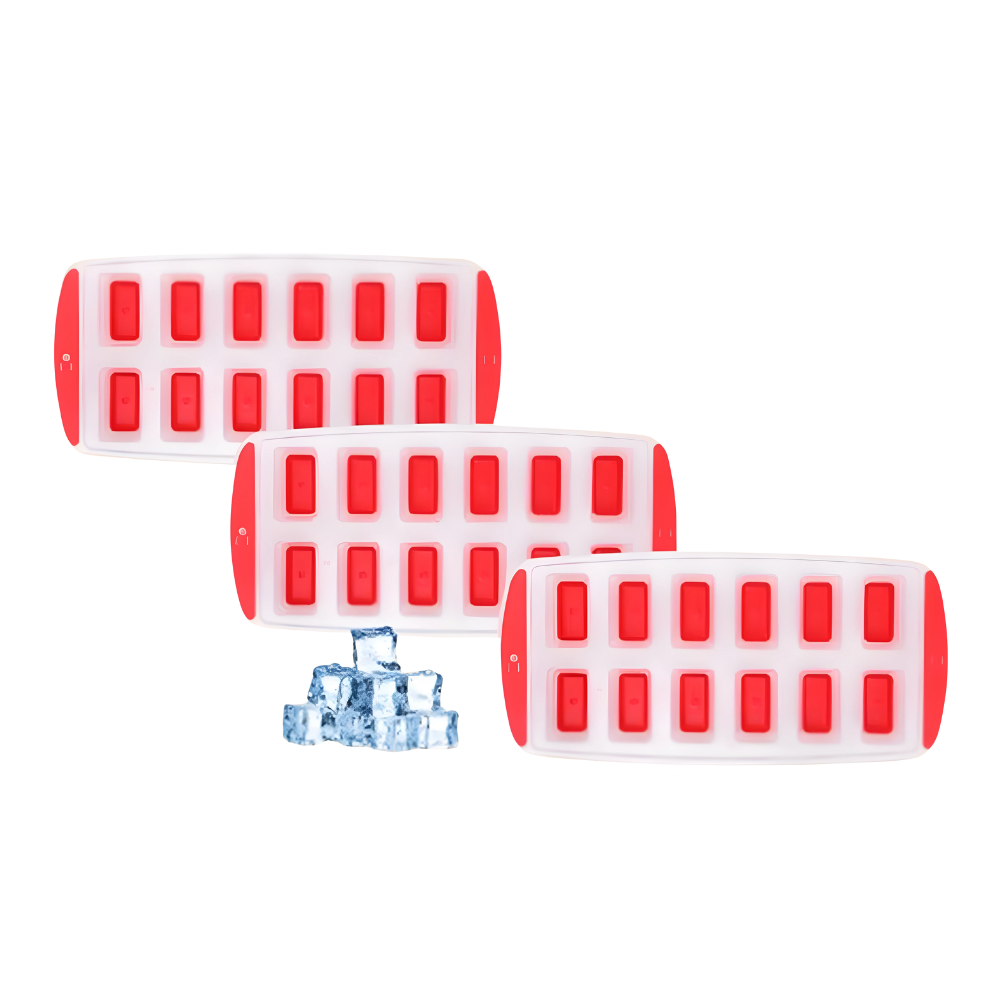 Decakila 3 Pieces Ice Cube Tray Set - KMTT126R