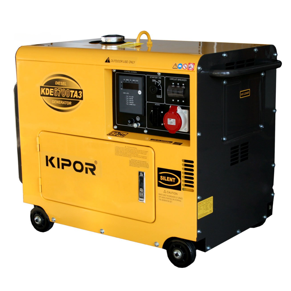 Kipor 5KVA 1 Phase Diesel Generator - KDE6700TA
