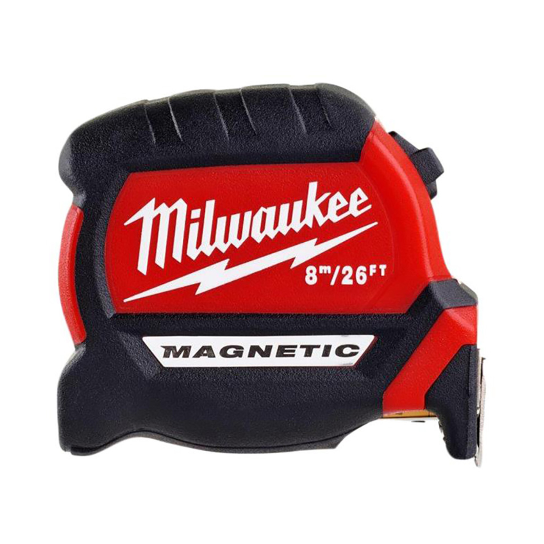 Milwaukee 8m / 26ft Magnetic Autolock Tape Measure - 4932464603
