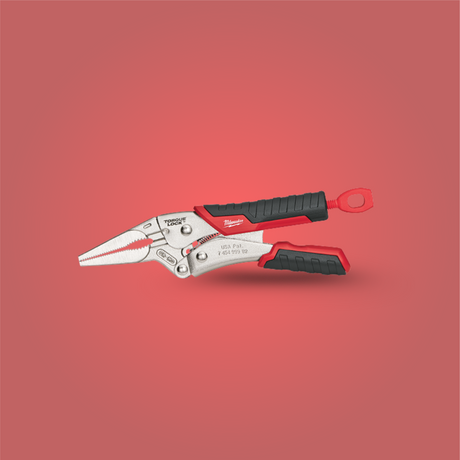 Milwaukee 152mm Torque Lock Long Nose Locking Pliers - 48223406