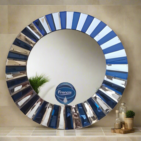 Frencia Round Bathroom Luxury Mirror 600 x 600mm