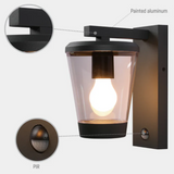 Cavado Dark Grey E27 Modern Outdoor Lantern Wall Light - 40W