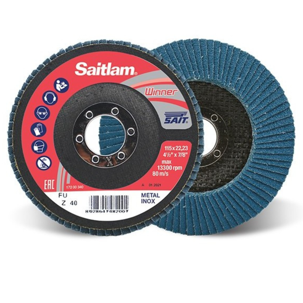 Sait Flap Disc 180 x 22.23 - SAITLAM-FU-180