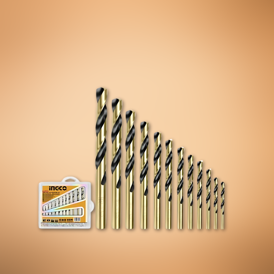 Ingco 12-Piece HSS Twist Drill Bits Set – AKDB1125