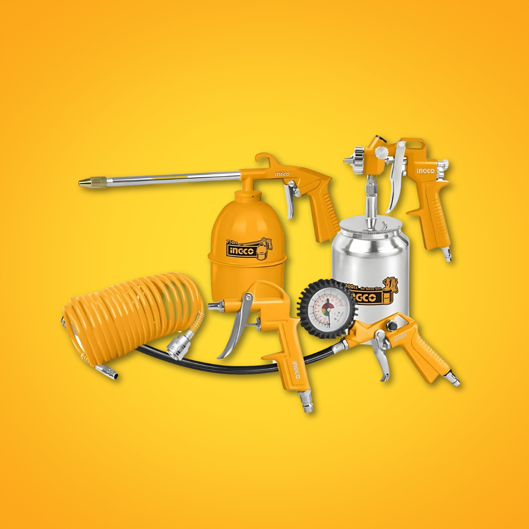 Ingco 5 Pieces Set Air Tools - AKT0053
