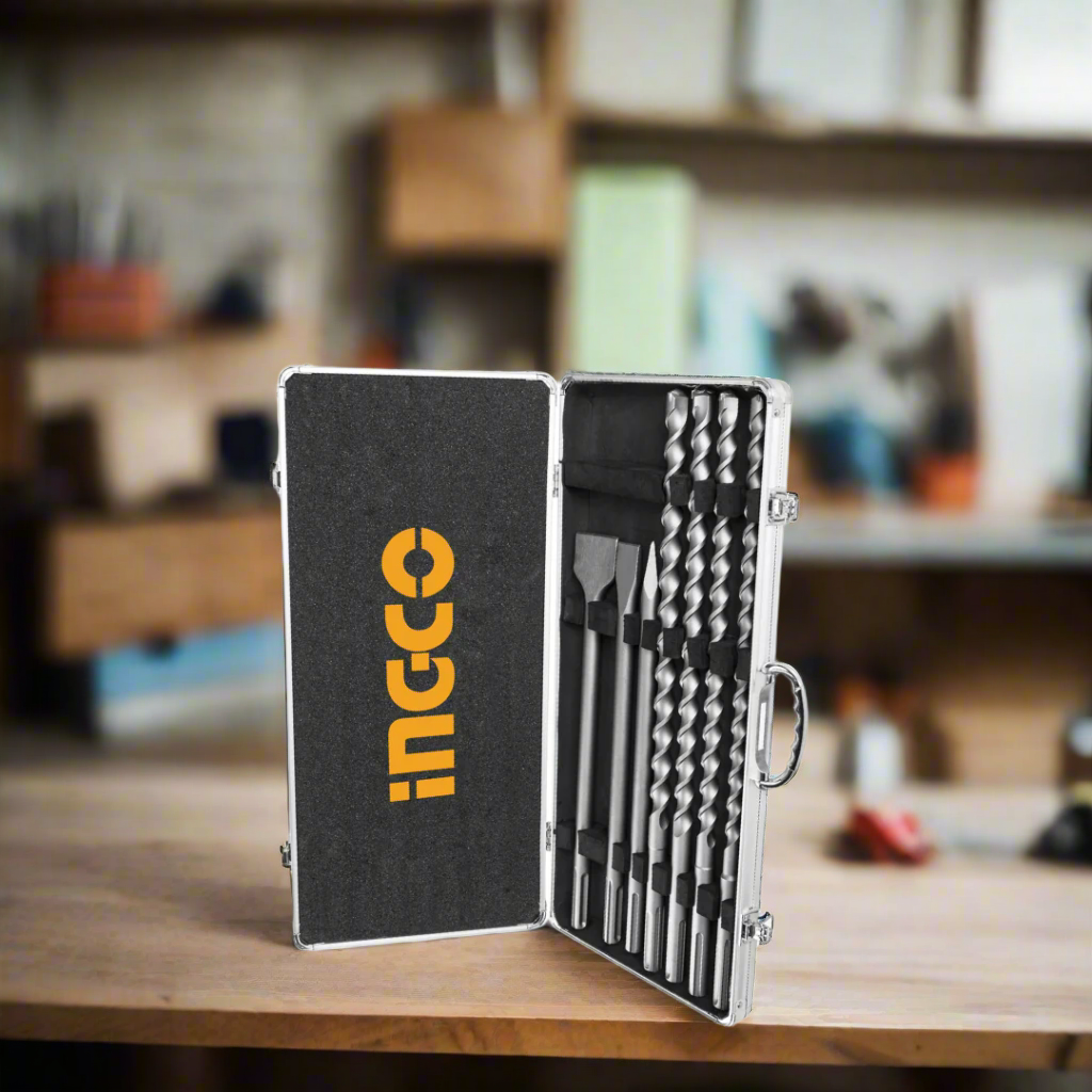 Ingco SDS Max Hammer Drill Bit & Chisel Set – AKD5075