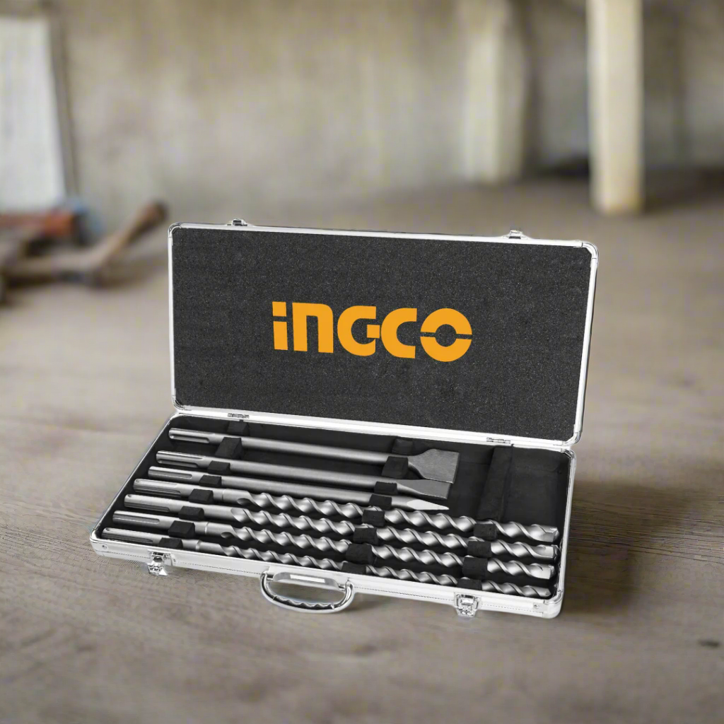 Ingco SDS Max Hammer Drill Bit & Chisel Set – AKD5075