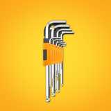 Ingco 9 Pieces Ball Point Hex Key Set - HHK12091