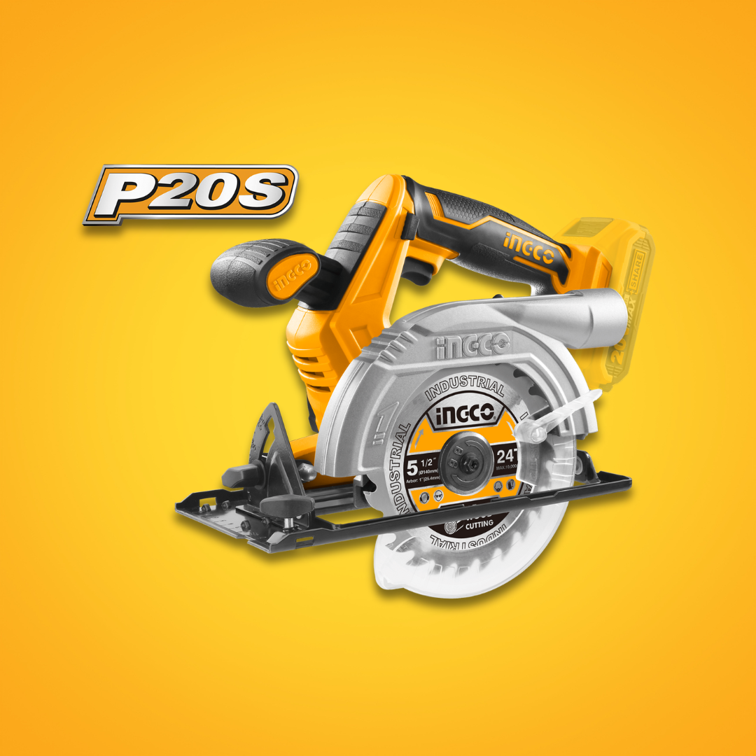 Ingco 7″ Cordless Lithium Ion Circular Saw 20V - CSLI1401