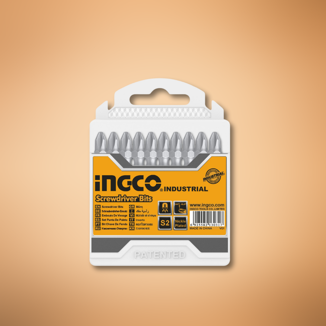 Ingco 10 Pieces Screwdriver Bits set - SDB11PH223