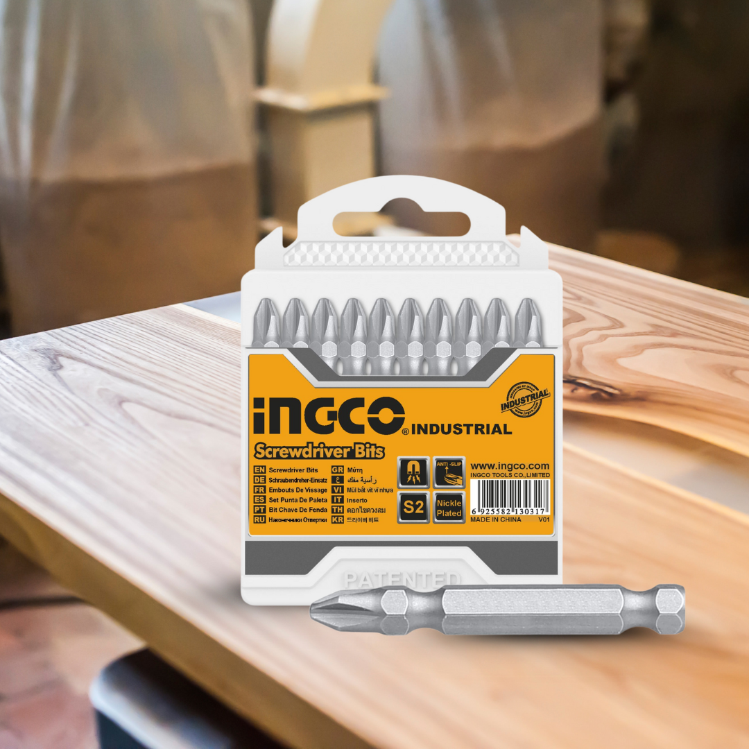Ingco 10 Pieces Screwdriver Bits set - SDB11PH223