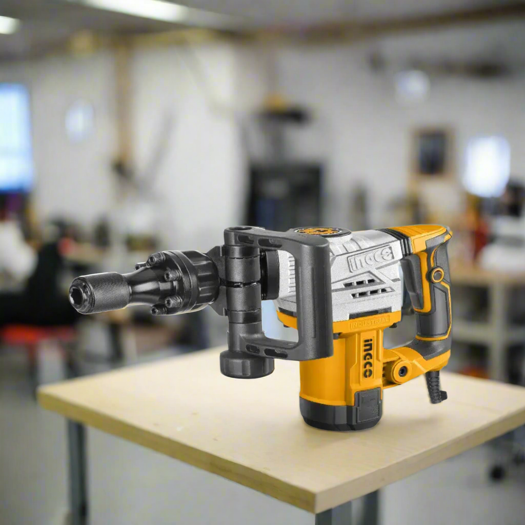 Ingco 1300W Demolition Breaker with HEX Chuck & Anti-Vibration System – PDB130018