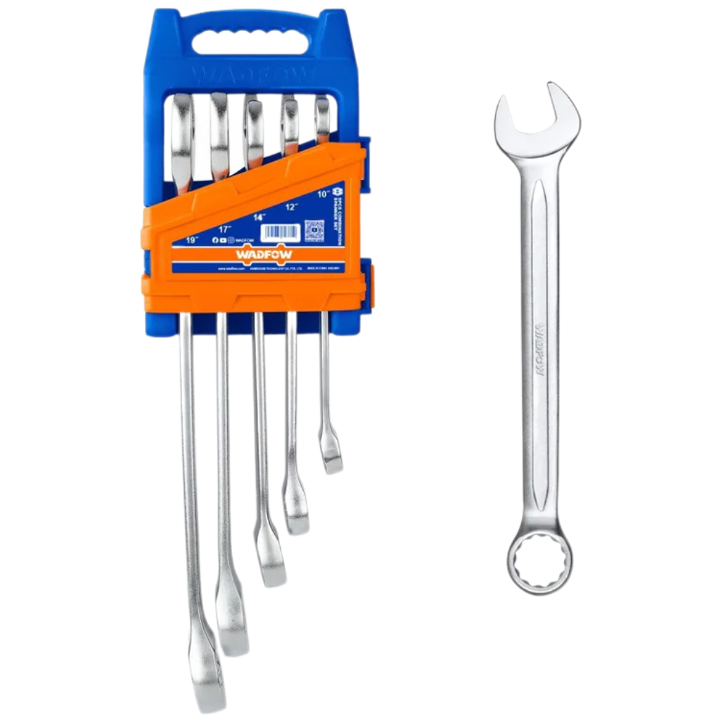 Wadfow 5-Piece Combination Spanner Set - WSP1215
