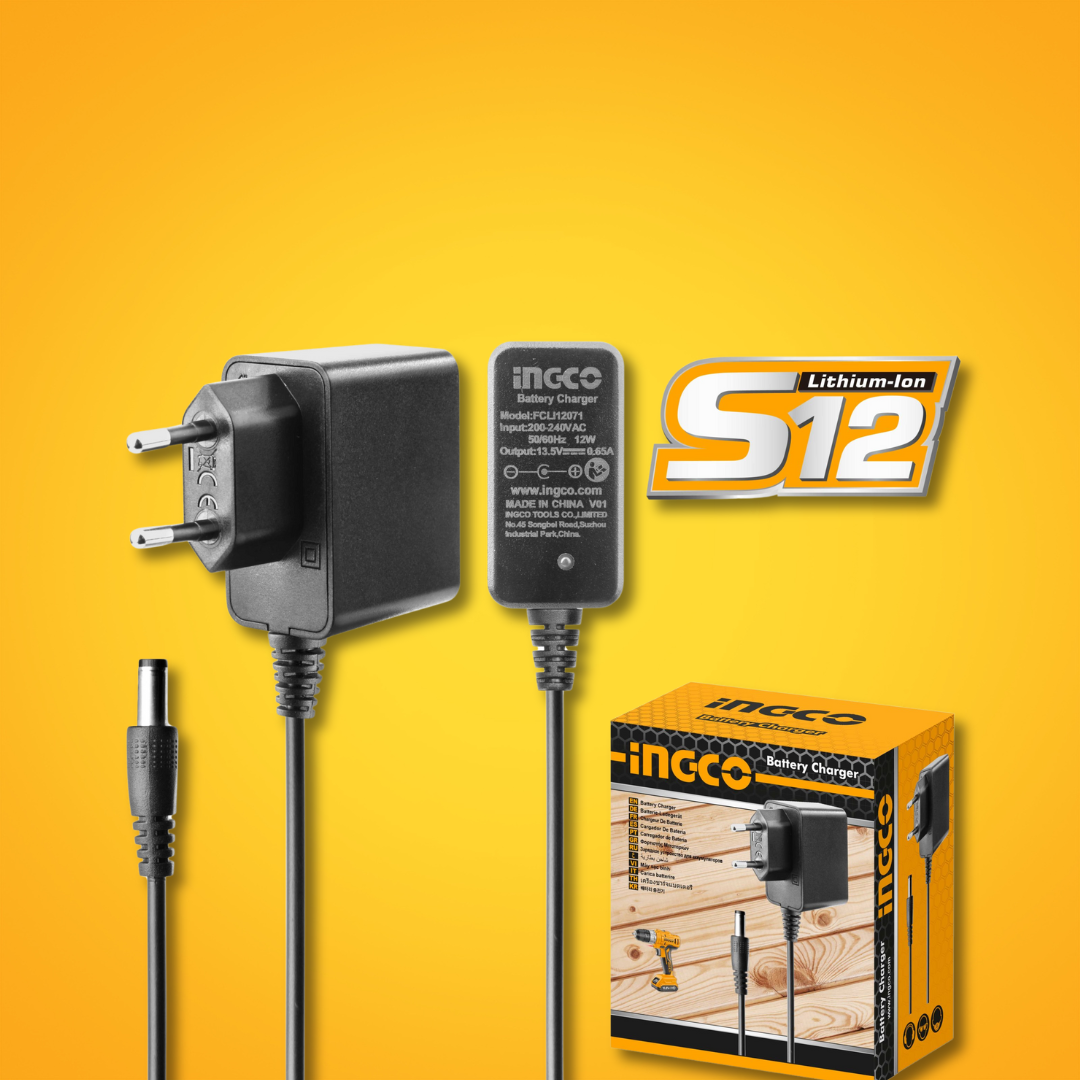 Ingco 12V Battery Charger with 2-Hour Fast Charging - FCLI12071