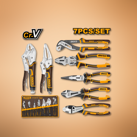 Ingco 7 Pieces Pliers Set - COS23036