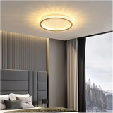 Modern Round Golden Lampshade Ceiling Light - ESC-SJXD-A-Y420