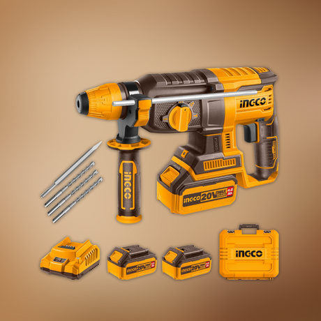 Ingco 20V Lithium-Ion Cordless Rotary Hammer - CRHLI202682