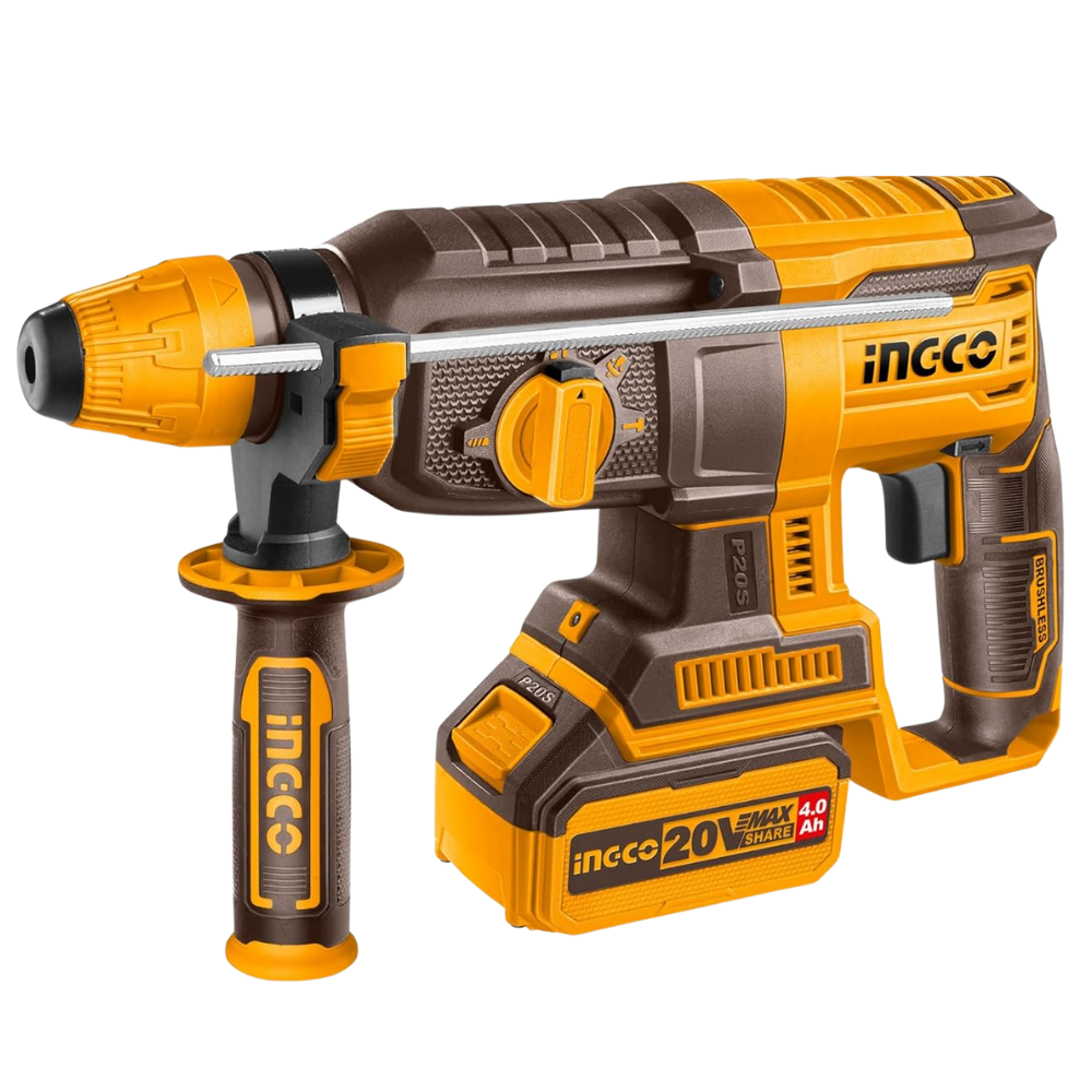 Ingco 20V Lithium-Ion Cordless Rotary Hammer - CRHLI202682