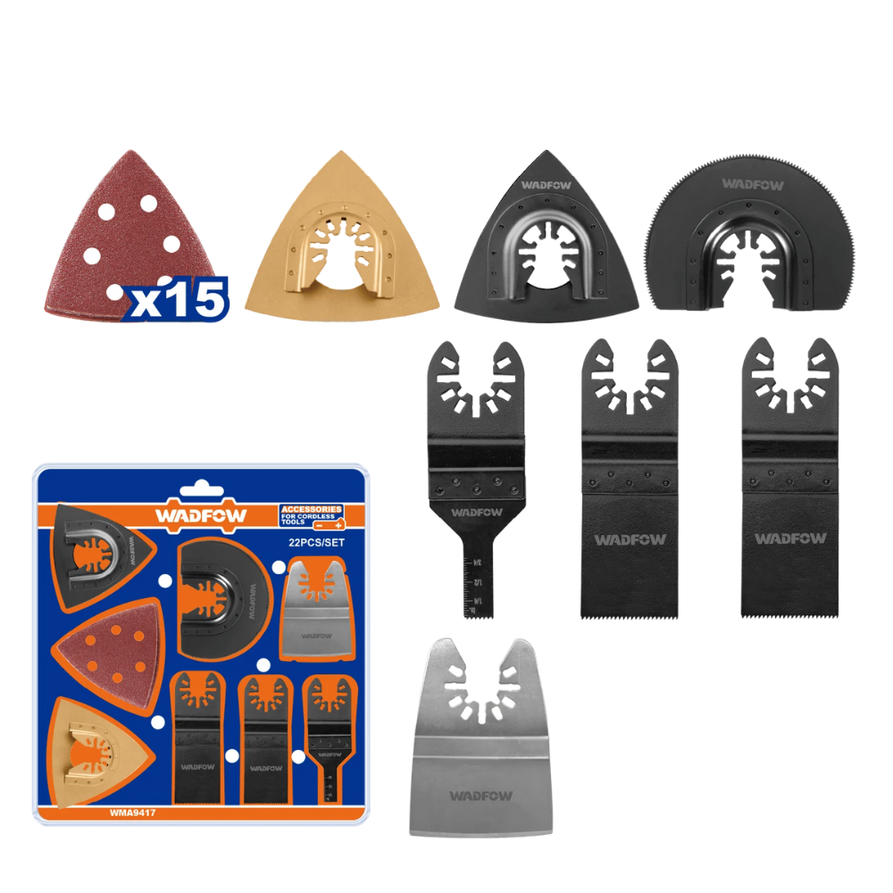 Wadfow 22 Pieces Multi Tool Blade Set - WMA9417