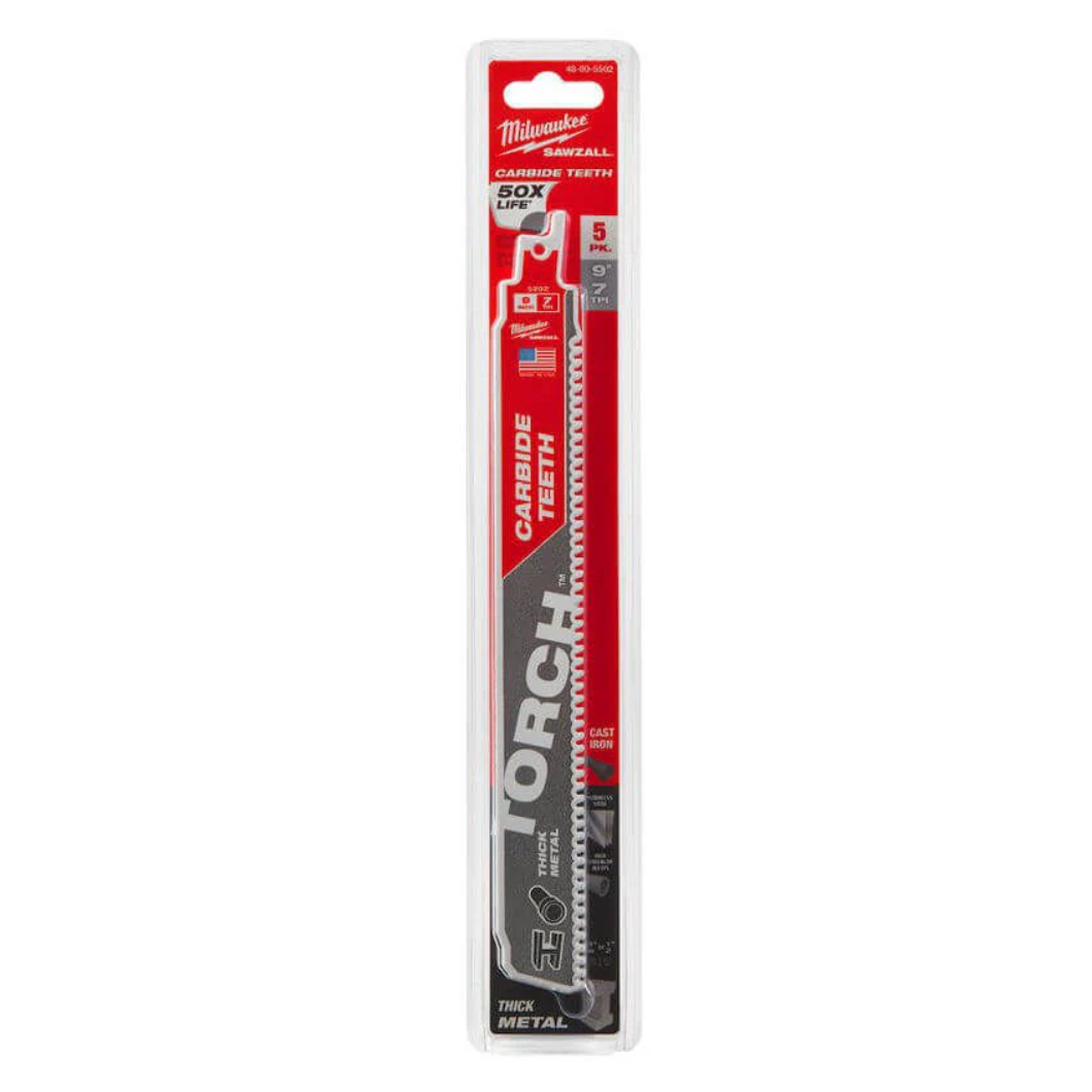 Milwaukee 230mm TCT Torch Sawzall Blade - 48005502
