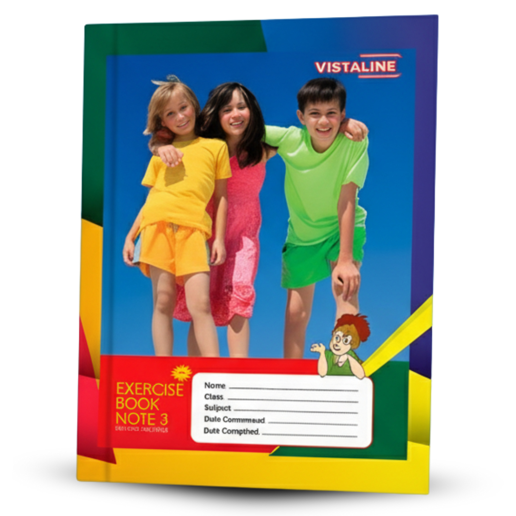 Vistaline Flexi Note 3 Hard Cover Exercise Book - 160 Pages
