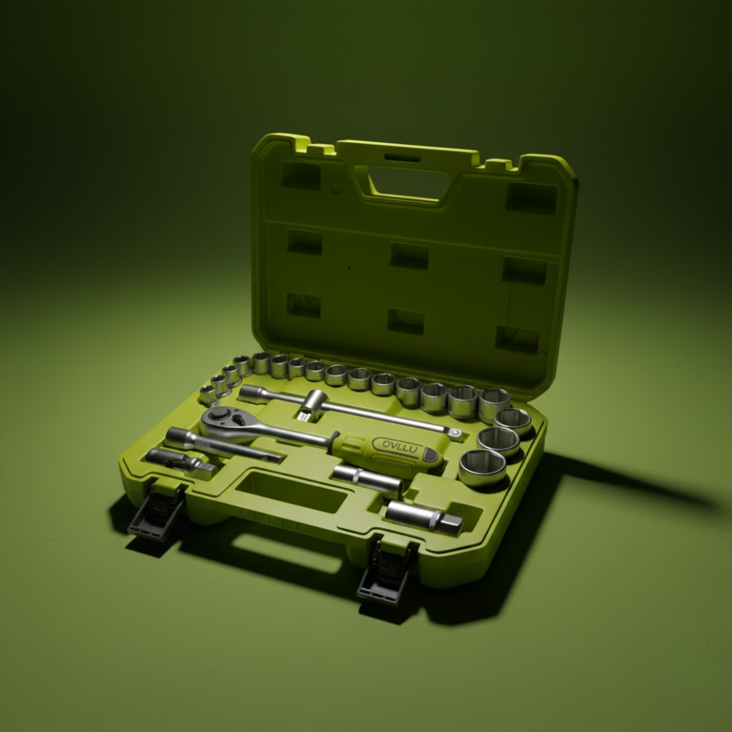 Dyllu 25 Pieces 1/2" Socket Set - DTST2D25