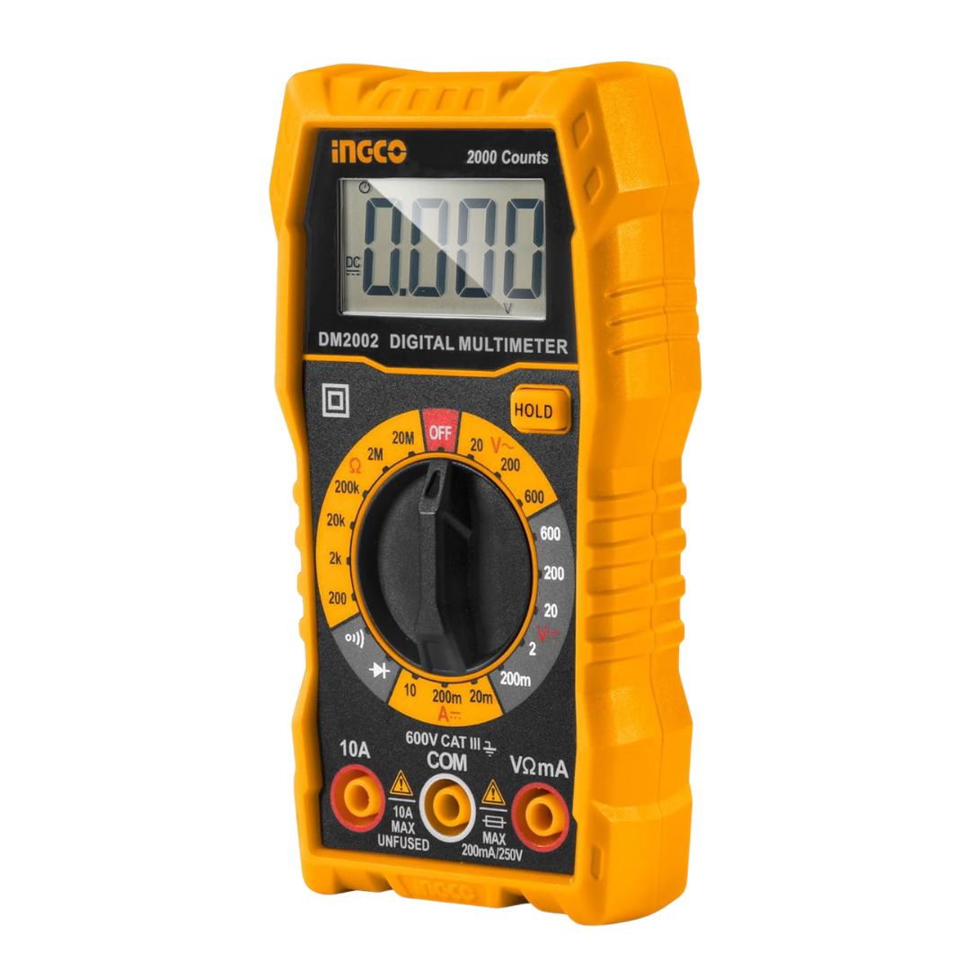 Ingco Digital Electric Multimeter 600 Volts - DM2002