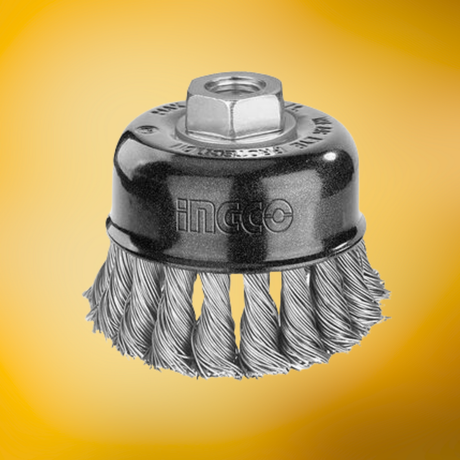 Ingco Black Wire Cup Brush (3")  - WB20755