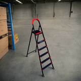 Anka 5+1 Steps Ladder Steel Mary Brand  Black - ANKA-5-1