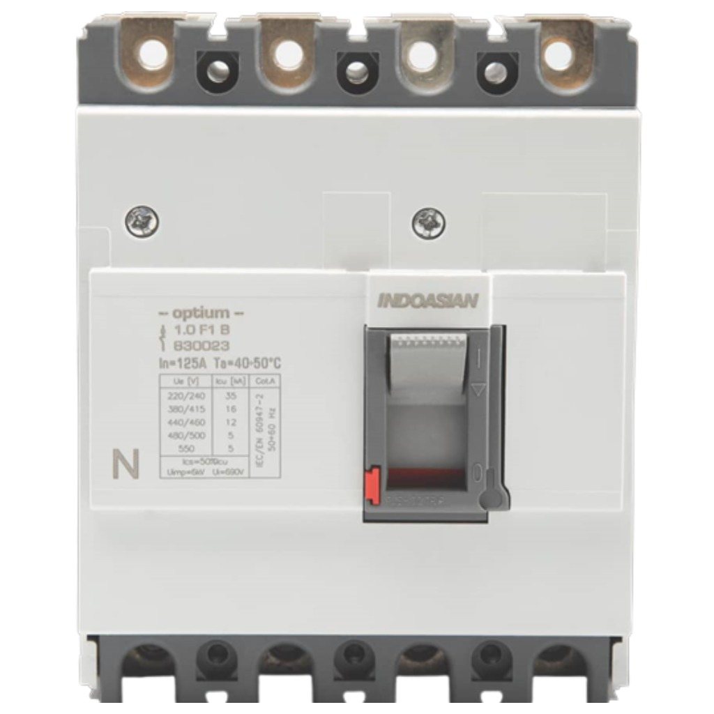 Indoasian Optium F2 Four Pole MCCB - (100A-250A)