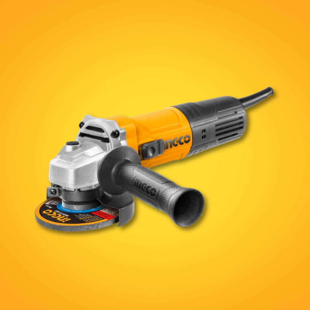 Ingco 5" Angle Grinder 900W with Variable Speed Control – AG900285