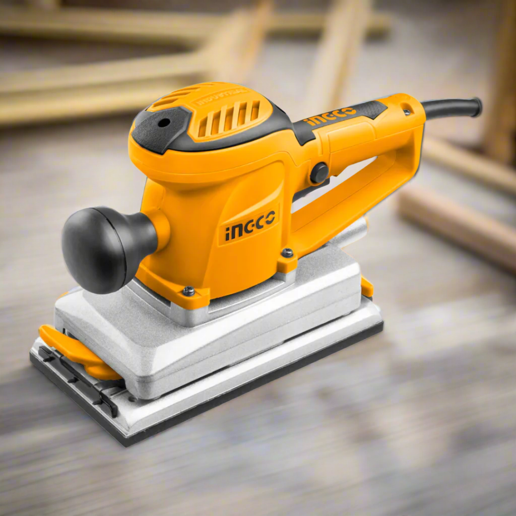Ingco 350W Corded Finishing Sander with 5-Pieces Sand Papers - FS35028