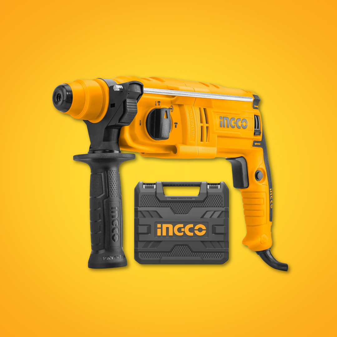 Ingco 650W Rotary Hammer with SDS Plus Chuck – RGH6528