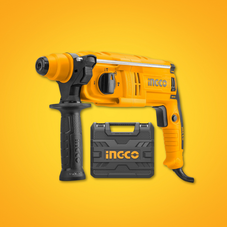 Ingco 650W Rotary Hammer with SDS Plus Chuck – RGH6528