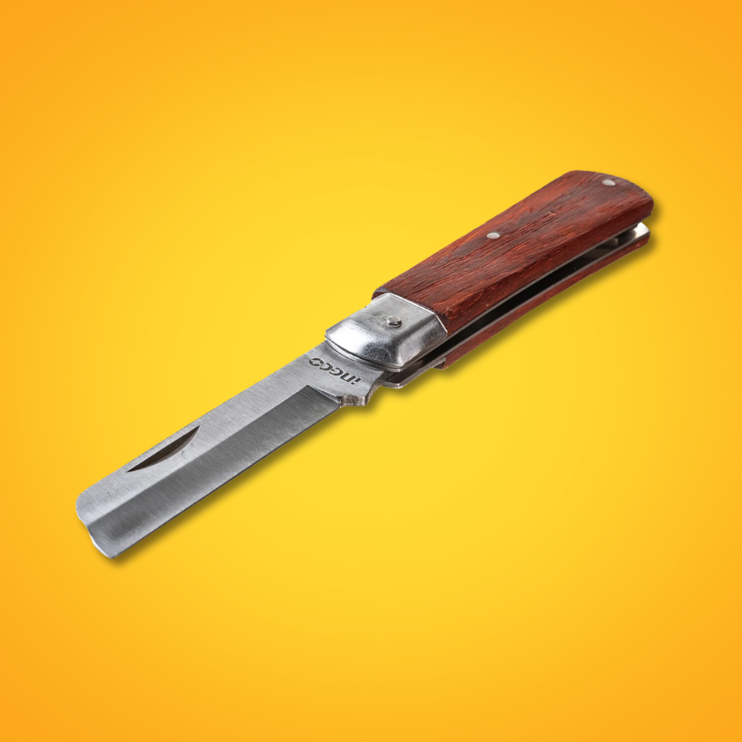 Ingco Foldable Straight Pocket Knife - HPK02101