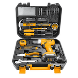 Ingco 127 Pieces Tools Set with 12V Li-ion Cordless Drill - HKTHP11271