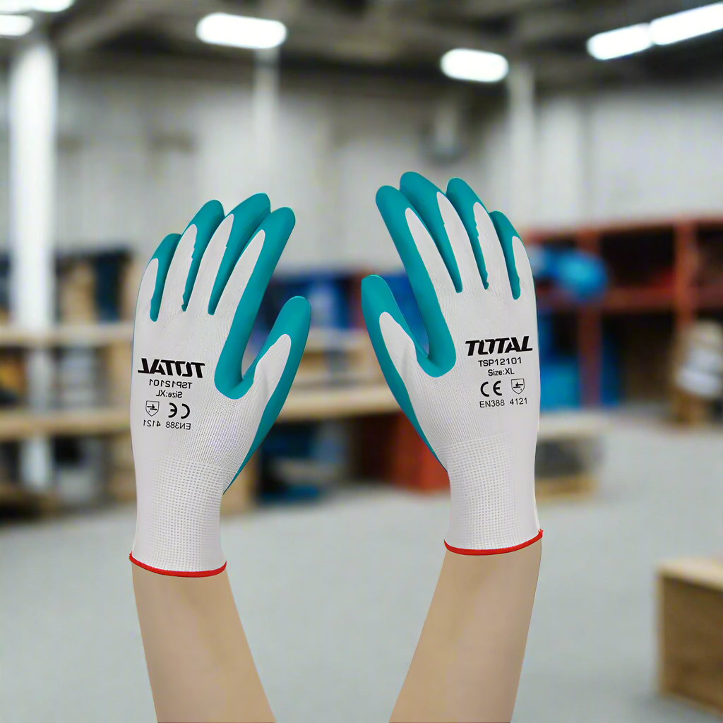 Total Nitrile Gloves XL 12 Pairs - TSP12102