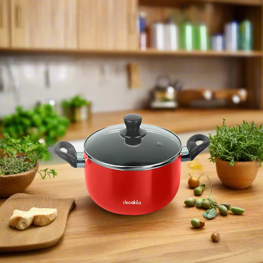 Decakila 24x11cm Non-Stick Aluminium Casserole - KMEP009B