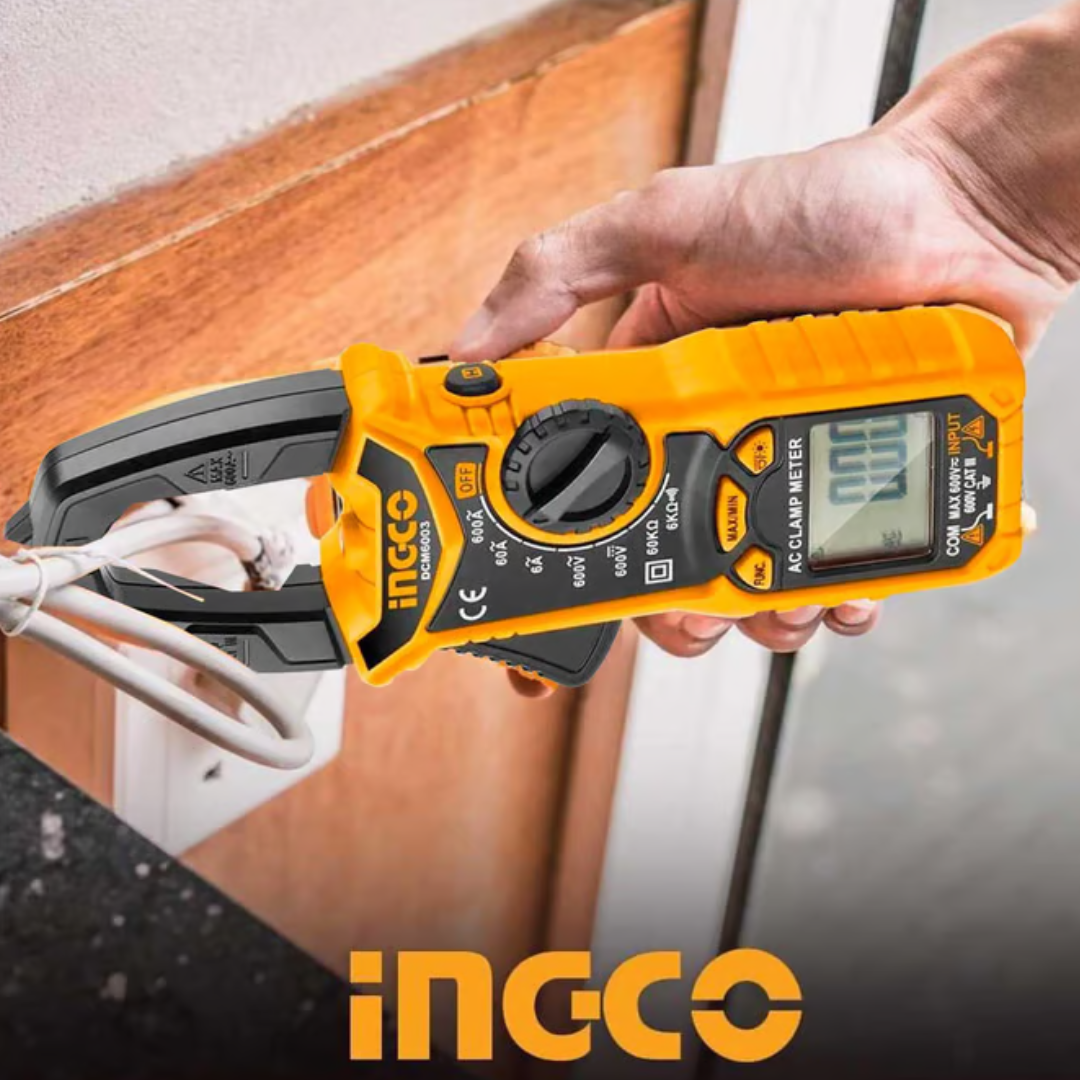 Ingco Digital AC Clamp Meter 6000 Counts – DCM6003