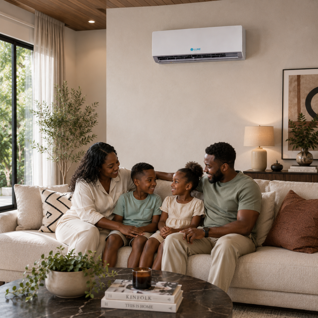 LUXE Quiet Cooling Wall-Mounted Split Air Conditioner | 1.5HP–2.5HP