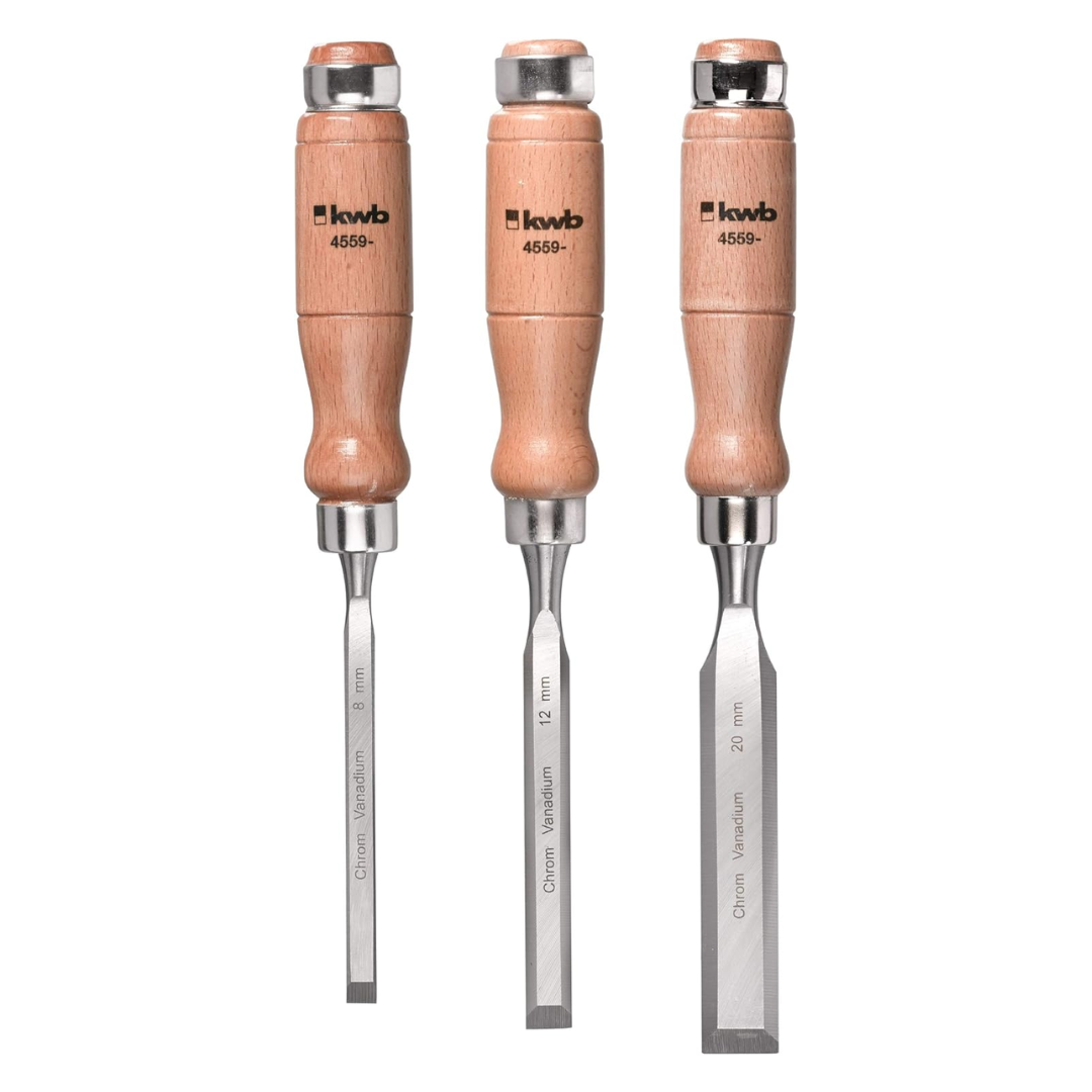 Kwb 3 Pieces Wood Chisel Set - 455900