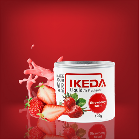 Ikeda Strawberry Scent Liquid Air Freshener - 120g