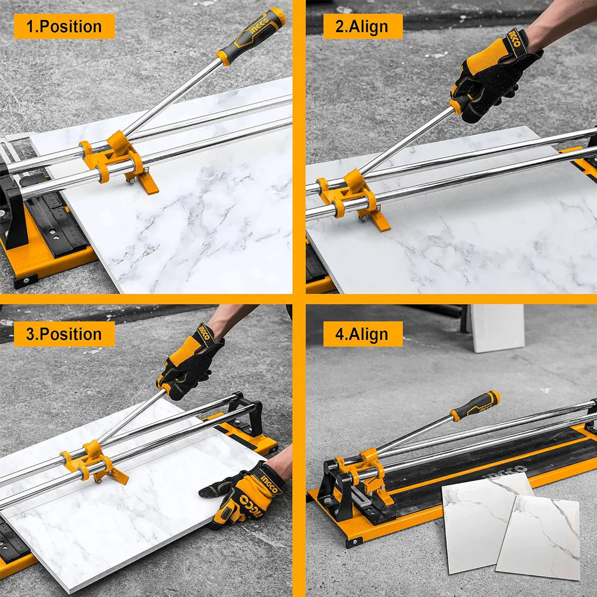 Ingco 1200mm Tile Cutter with Non-Slip Handle Grip – HTC041200